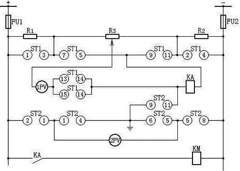 直流絕緣監視裝置接線圖